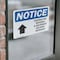 Signmission Contractor Material And Equipment Sign With Symbol, 7 in W x Rectangle, Vinyl Decal OS-2PACK-NS-D-57-L-10820 - alternate 3